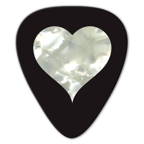 Unlimited Edition - Pearl Heart Picks (10 pack) - Custom Printed Picks - Custom Plectrum - Plektren Bedrucken - Mediators