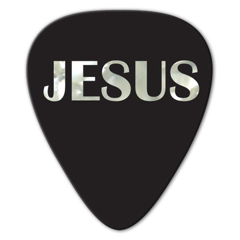 Unlimited Edition - Pearl Jesus Picks (10 pack) - Custom Printed Picks - Custom Plectrum - Plektren Bedrucken - Mediators