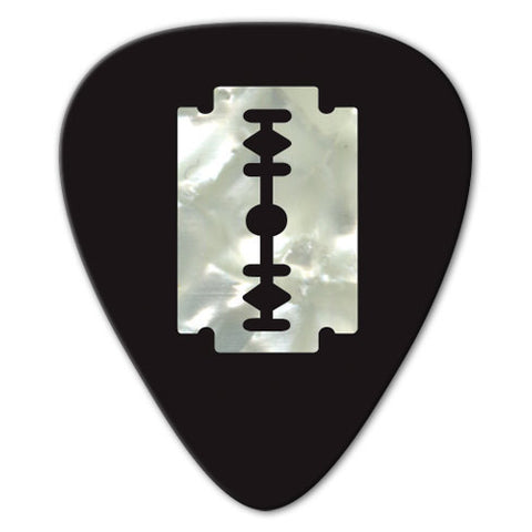 Unlimited Edition - Pearl Razor Picks (10 pack) - Custom Printed Picks - Custom Plectrum - Plektren Bedrucken - Mediators