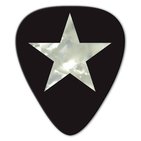 Unlimited Edition - Pearl Star Picks (10 pack) - Custom Printed Picks - Custom Plectrum - Plektren Bedrucken - Mediators