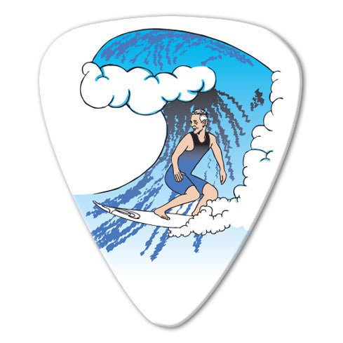 Unlimited Edition - Surfer Picks (10 pack) - Custom Printed Picks - Custom Plectrum - Plektren Bedrucken - Mediators