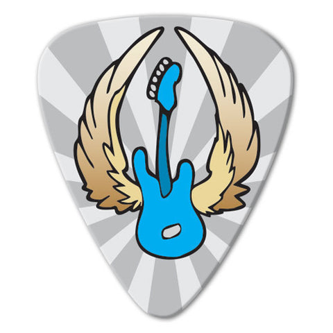 Unlimited Edition - Winged Guitar Picks (10 pack) - Custom Printed Picks - Custom Plectrum - Plektren Bedrucken - Mediators
