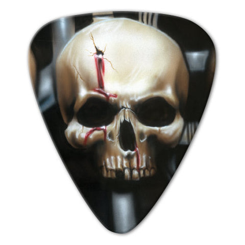 Unlimited Edition - Bio-Mechanical Skull Picks (10 pack) - Custom Printed Picks - Custom Plectrum - Plektren Bedrucken - Mediators