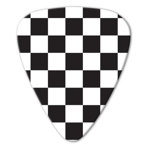 Unlimited Edition - Checkerboard Picks (10 pack) - Custom Printed Picks - Custom Plectrum - Plektren Bedrucken - Mediators