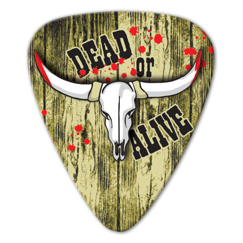Unlimited Edition - Dead or Alive Picks (10 pack) - Custom Printed Picks - Custom Plectrum - Plektren Bedrucken - Mediators
