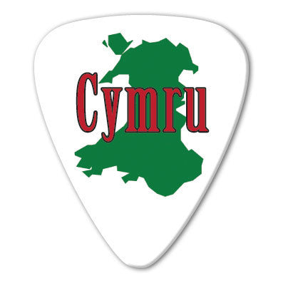 Wales - Cymru Picks (10 pack) - Custom Printed Picks - Custom Plectrum - Plektren Bedrucken - Mediators